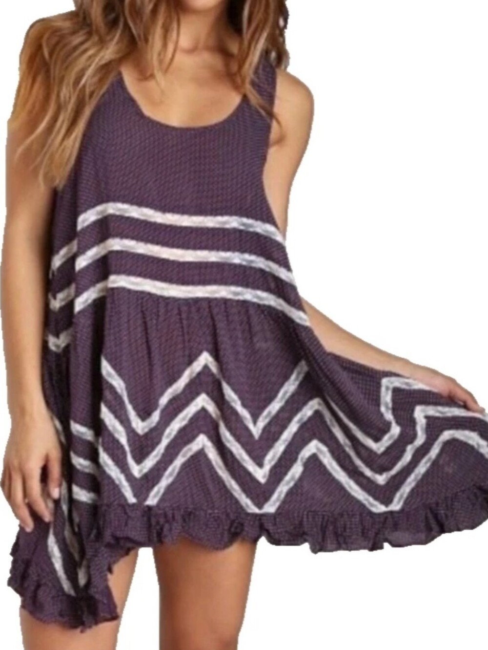 Intimately Free People Voile Lace Trapeze Slip‎